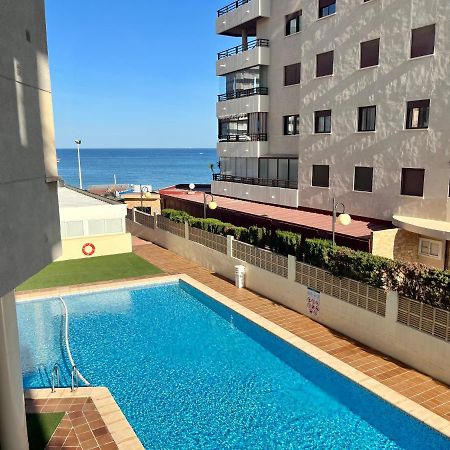 Apartment On The Beach With Parking And Pool Calpe Exteriör bild